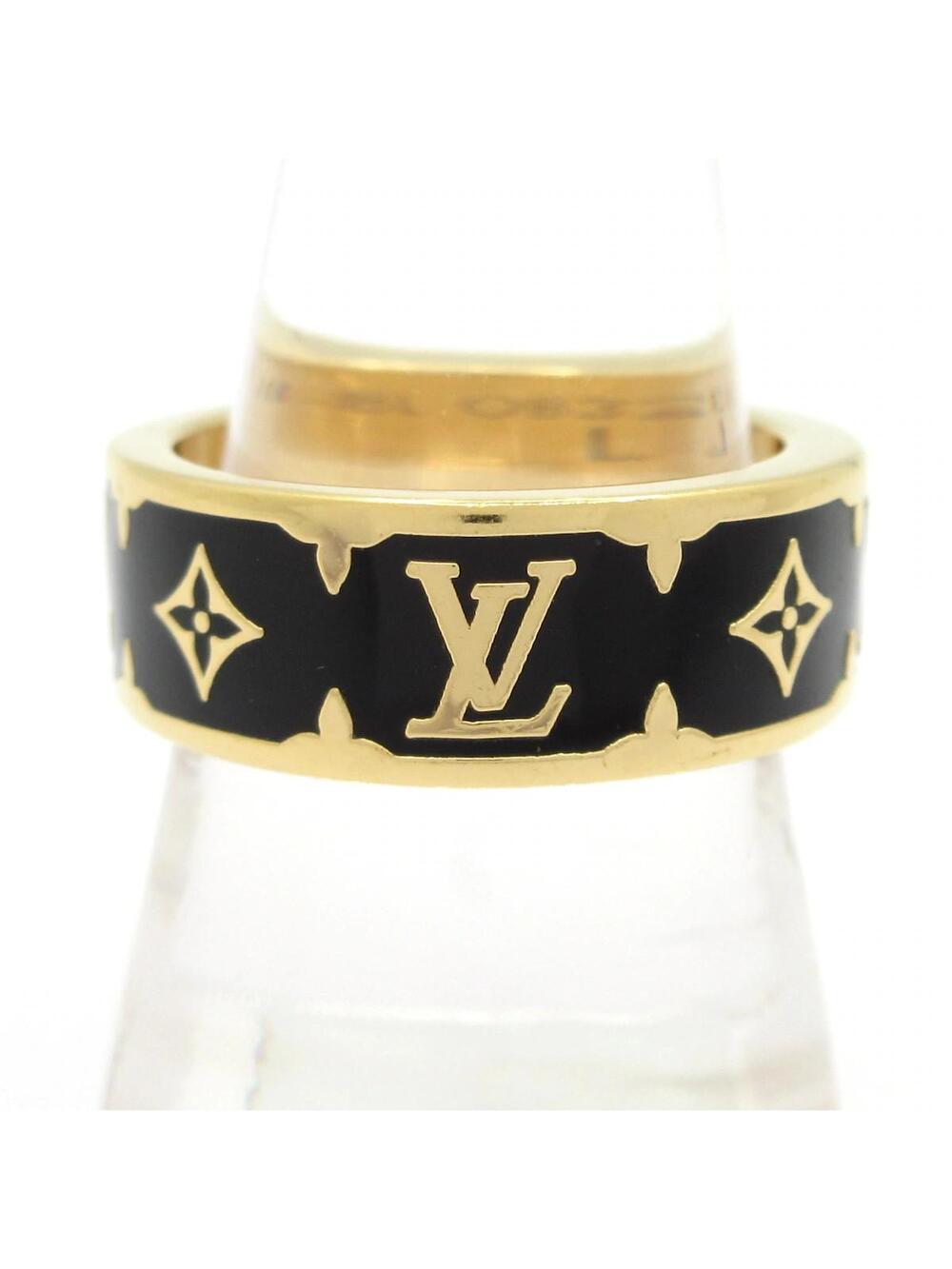 Louis Vuitton Ring Nanogram Enamel Gold #376439L81B